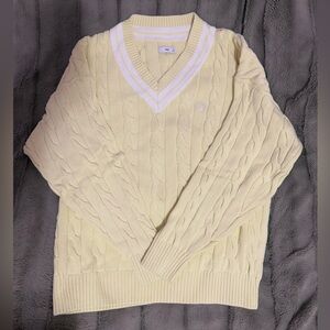 Aritzia TNA Clay Sweater Yellow